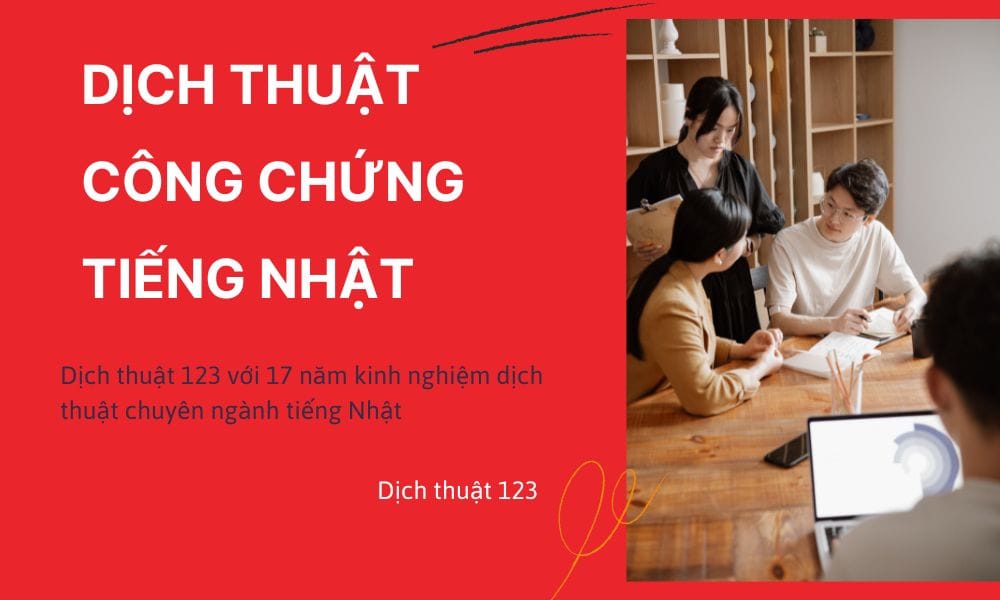 Dịch thuật công chứng tiếng Nhật
