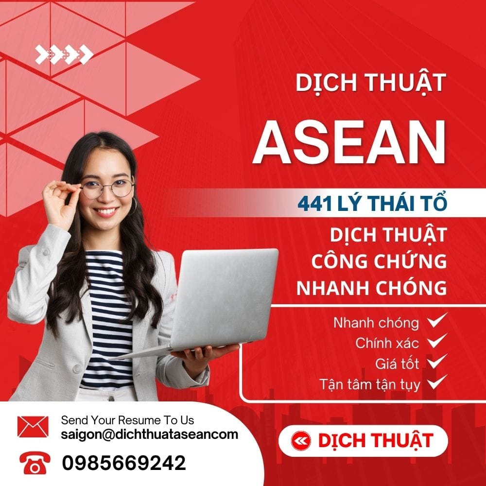 Dịch thuật công chứng Asean đơn vị uy tín Tại Hà Nội