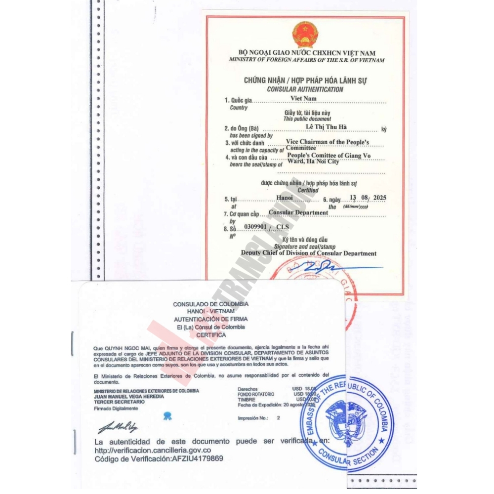 Hợp pháp hóa lãnh sự và chứng nhận lãnh sự Khác nhau ở chỗ nào