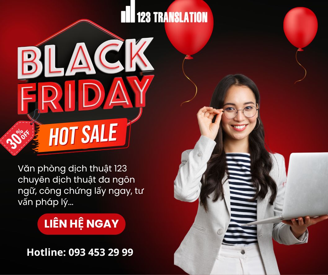 black friday dịch thuật