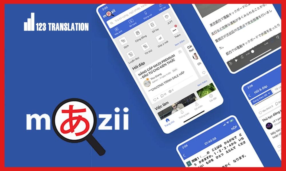 Từ điển Nhật Việt Mazii phần mềm dịch tiếng nhật
