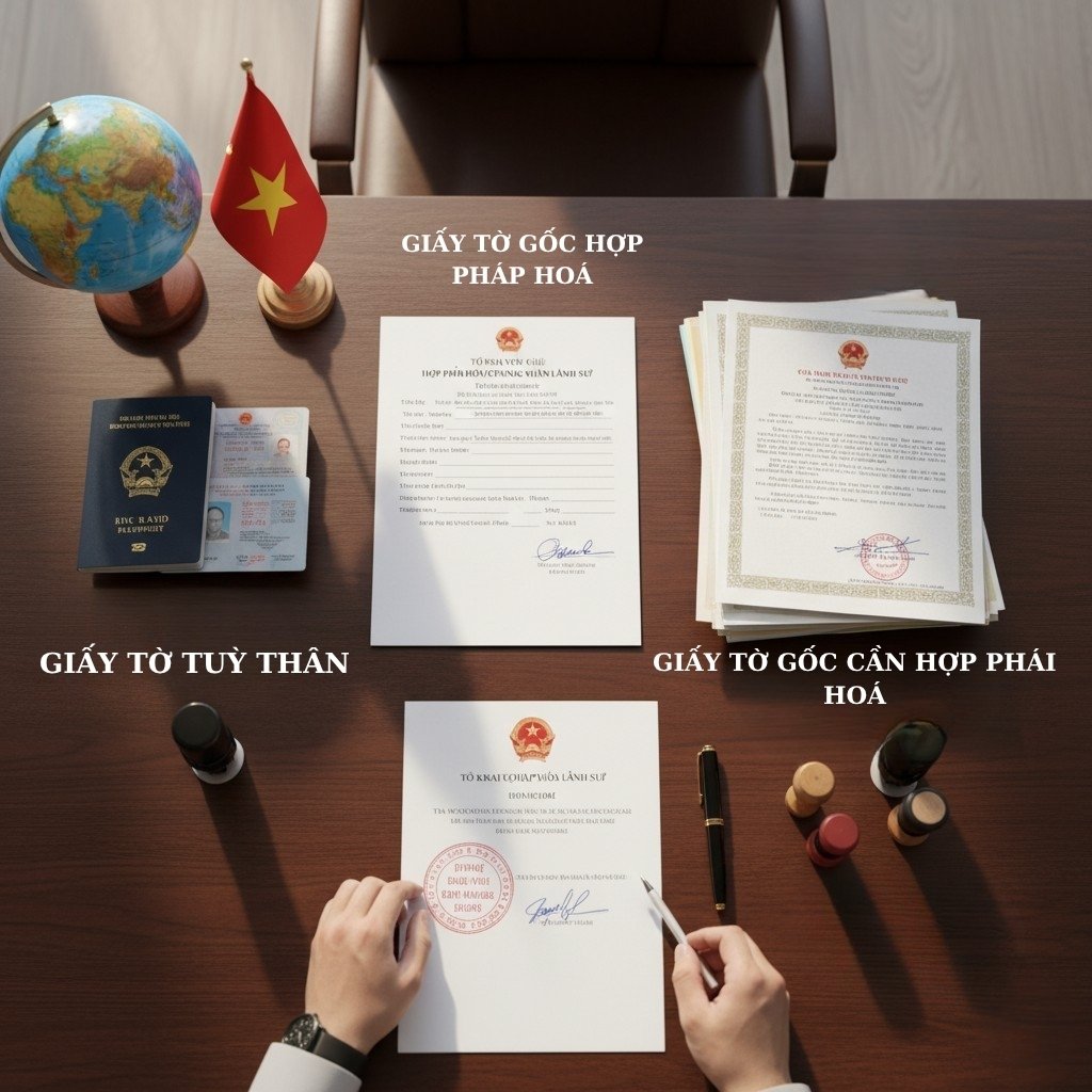 HỒ SƠ HỢP PHÁP HOÁ LÃNH SỰ