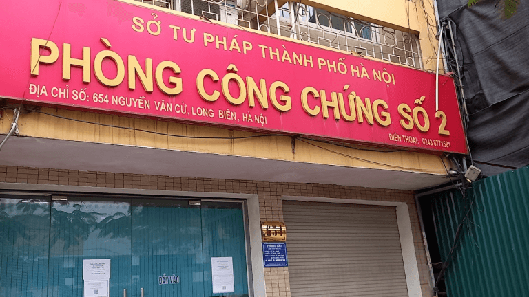 văn phòng dịch thuật công chứng Long Biên