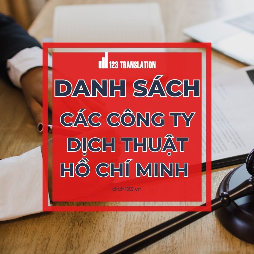 Danh sách các công ty dịch thuật Hồ Chí Minh