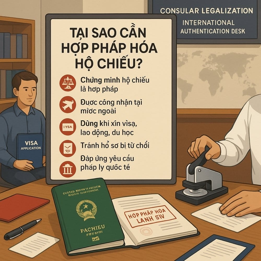 Hợp pháp hóa lãnh sự hộ chiếu