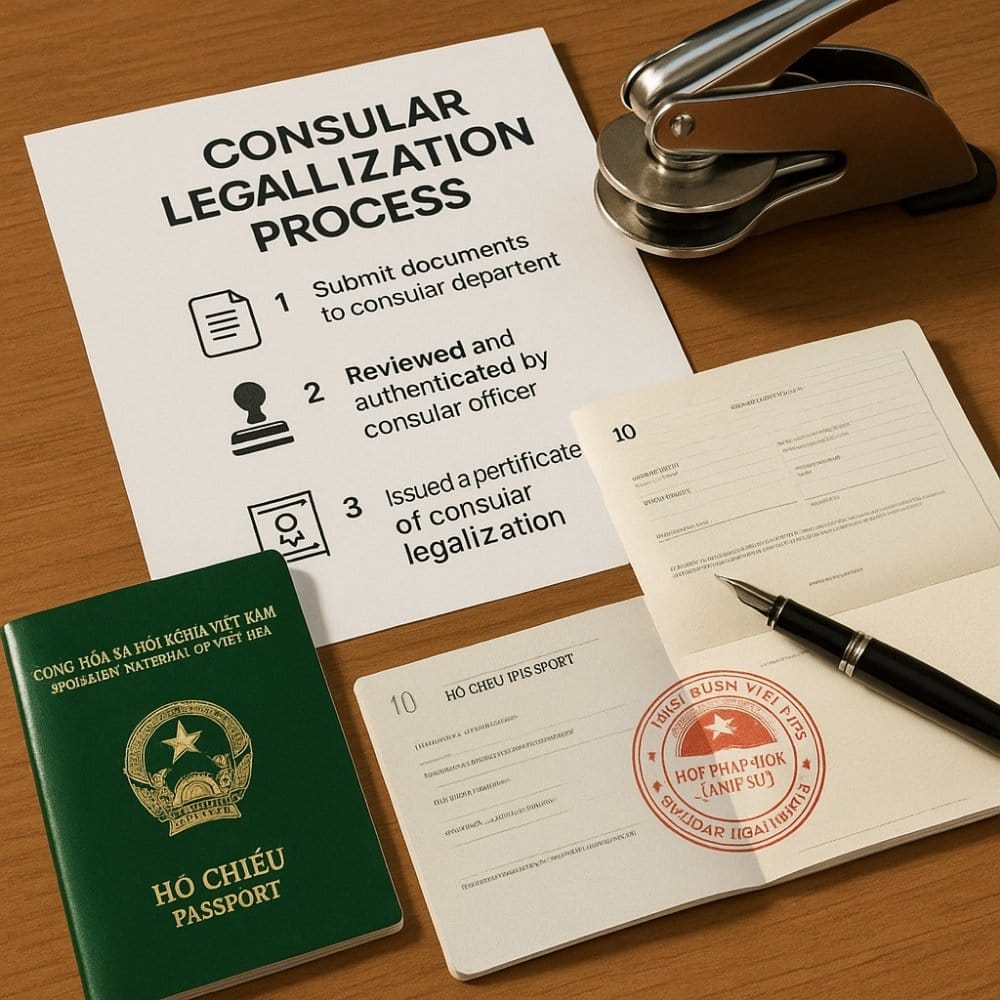 Hợp pháp hóa lãnh sự hộ chiếu