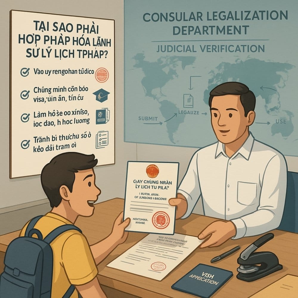 Hợp pháp hóa lãnh sự lý lịch tư pháp