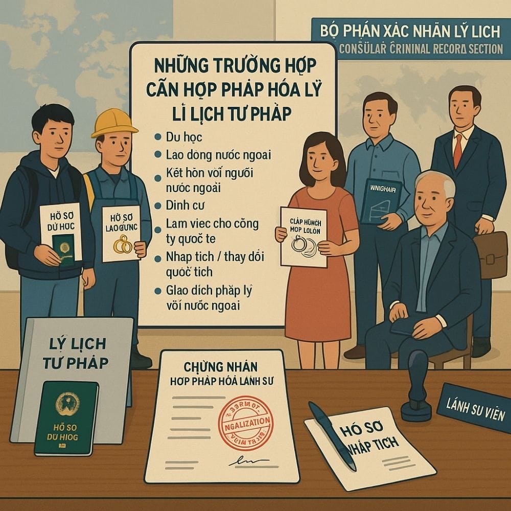 Hợp pháp hóa lãnh sự lý lịch tư pháp