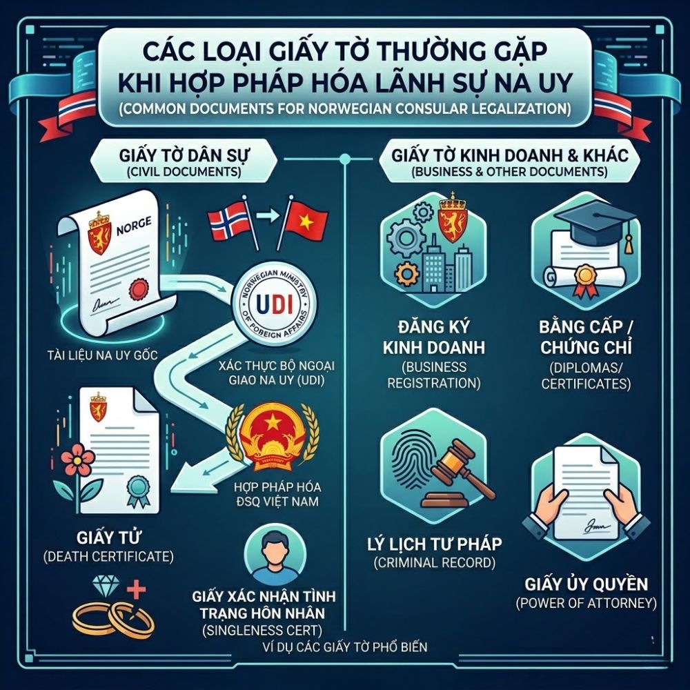 Hoàn thiện bộ hồ sơ định cư Na Uy cho khách hàng: Khi sự tỉ mỉ trong dịch thuật gặp gỡ sự chuẩn xác về pháp lý