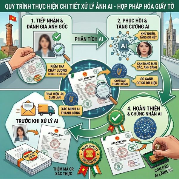 Dich123.vn tối ưu hóa mọi công đoạn trong chuỗi thủ tục hợp pháp hóa lãnh sự Ireland phức tạp.