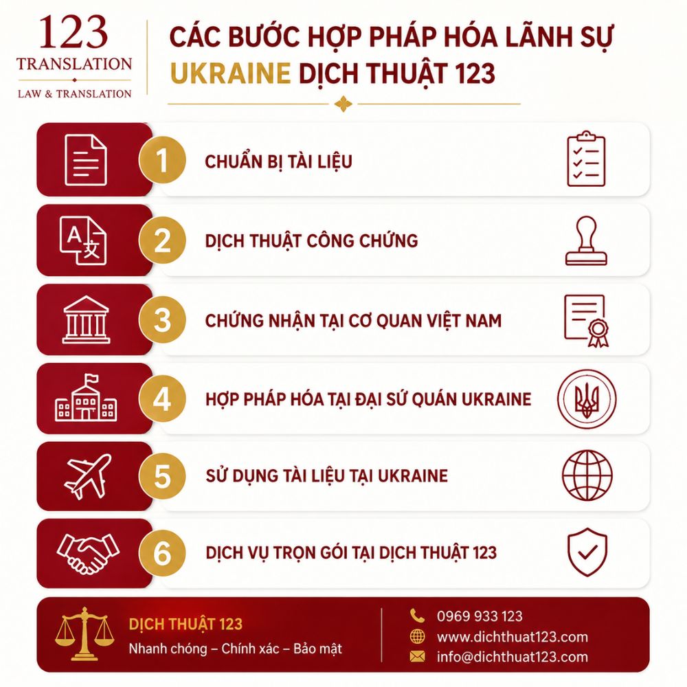 Hợp Pháp Hóa Lãnh Sự Ukraine Uy Tín,
