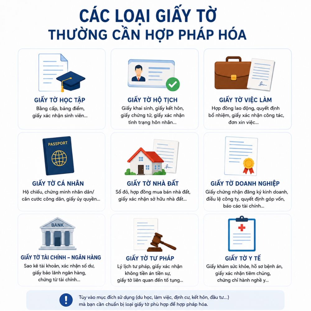 Chuẩn bị giấy tờ dịch thuật công chứng trước khi hợp pháp hoá lãnh sự Đảo Man