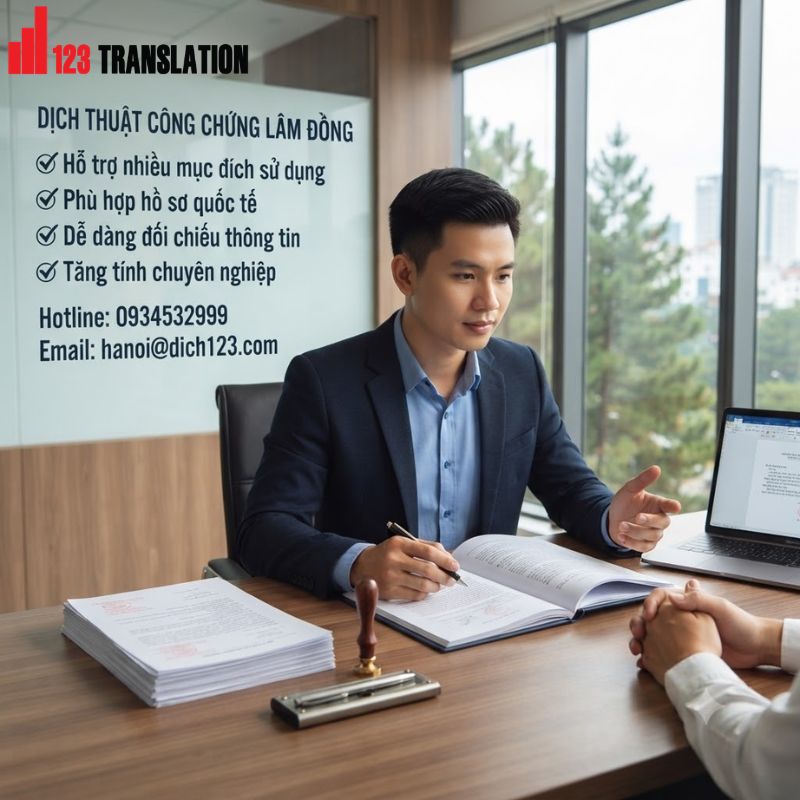 Dịch thuật công chứng uy tín Lâm Đồng