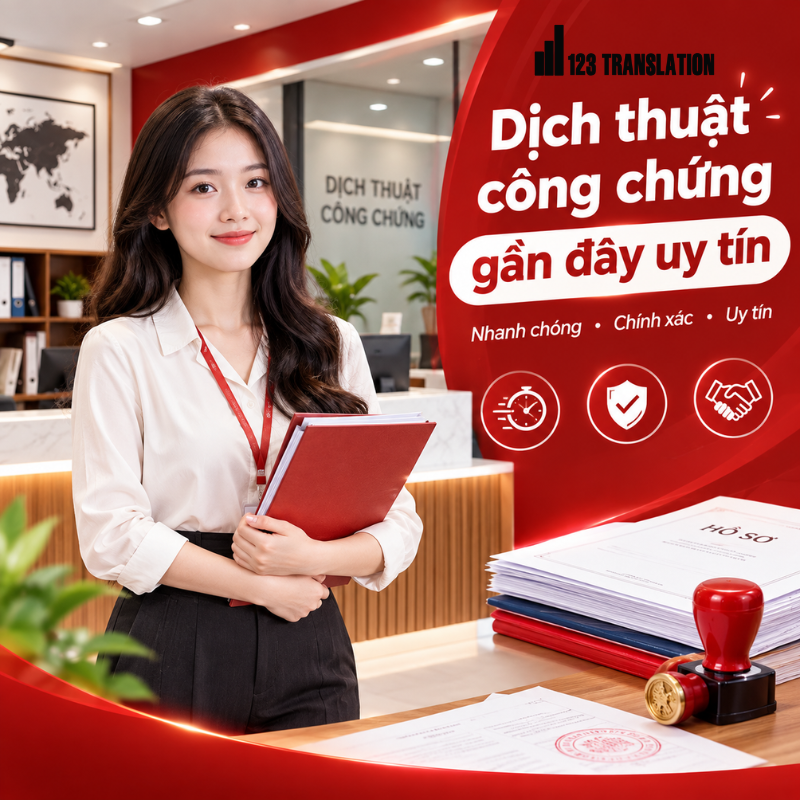 Dịch thuật công chứng gần đây uy tín phù hợp với các loại giấy tờ như giấy khai sinh, bằng cấp, bảng điểm, hộ chiếu và hồ sơ cá nhân.