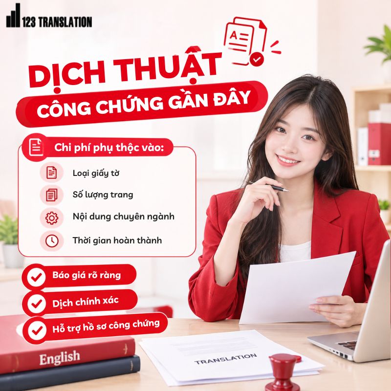 Dịch thuật công chứng gần đây – Giải pháp dịch hồ sơ nhanh chóng, thuận tiện