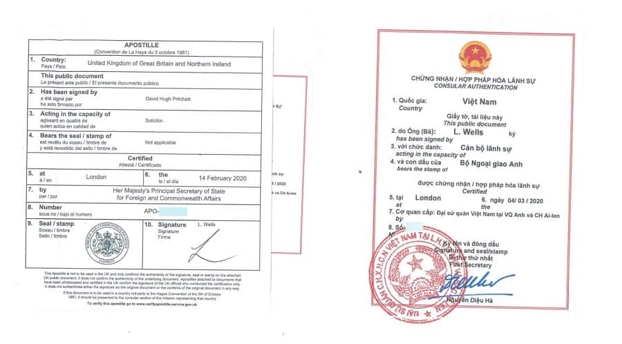 hợp pháp hóa lãnh sự