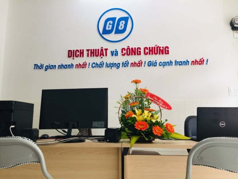 dịch thuật công chứng Đà Nẵng g8
