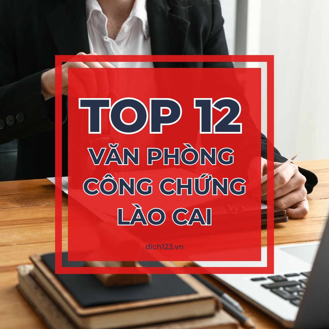 Dịch thuật công chứng lào cai
