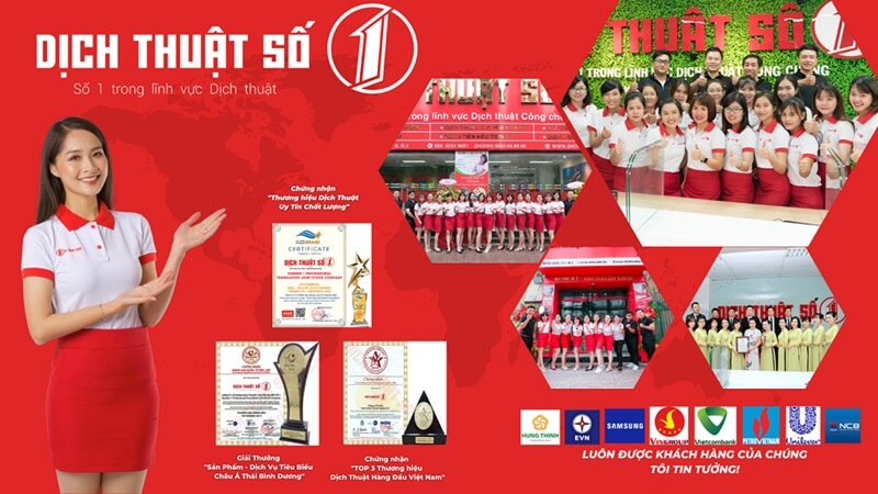 dịch thuật công chứng quận 3 - dịch thuật số 1