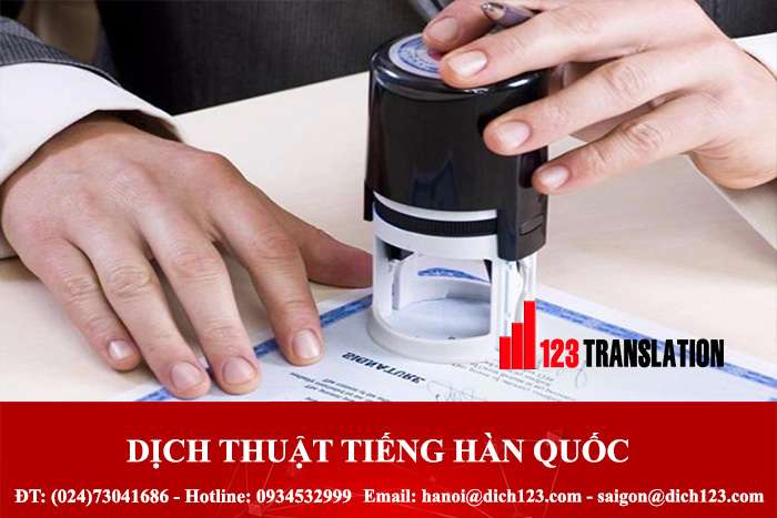 Dịch thuật tiếng Hàn Quốc