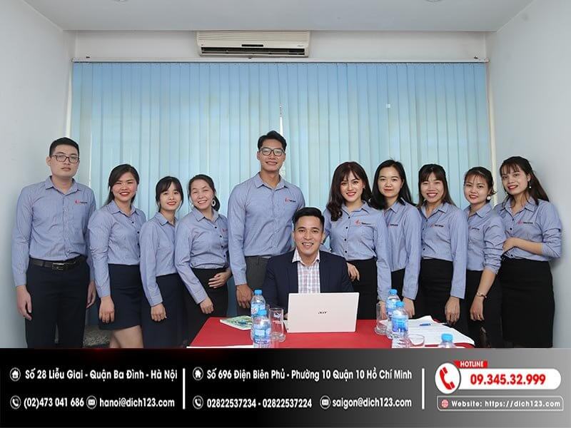 công ty công chứng dịch thuật - dịch thuật 123