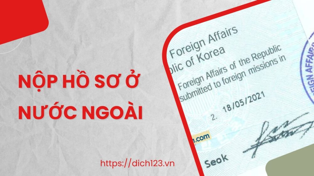 Quy trình hợp pháp hóa lãnh sự giấy