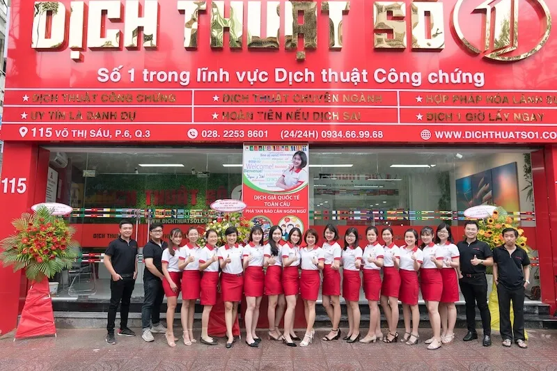 văn phòng dịch thuật công chứng tại hà nội - Dịch Thuật Số 1