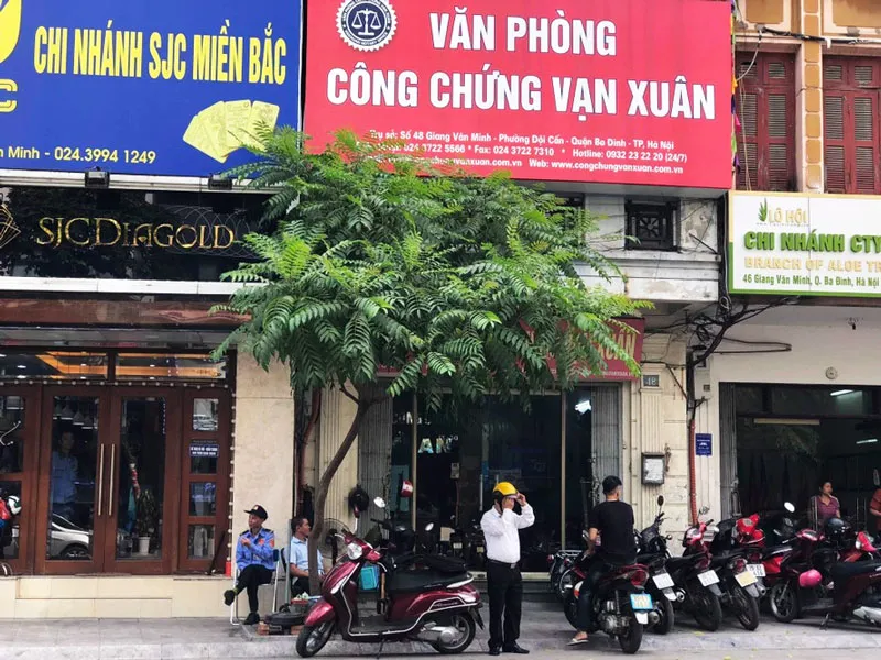 văn phòng công chứng quận ba đình vạn xuân