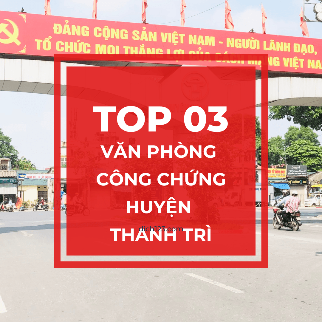 Văn phòng công chứng Huyện Thanh Trì