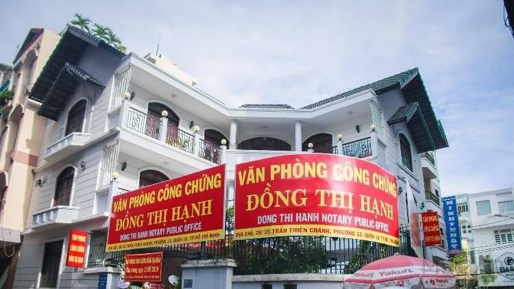văn phòng công chứng Quận 10 đồng thị hạnh