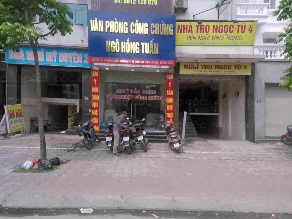 văn phòng công chứng từ liêm ngô hồng tuấn